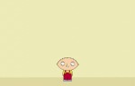 Stewie's having a hard time coming up with a Gilles Deleuze joke.