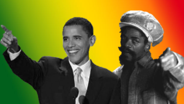 Barack Obama and Coco Tea