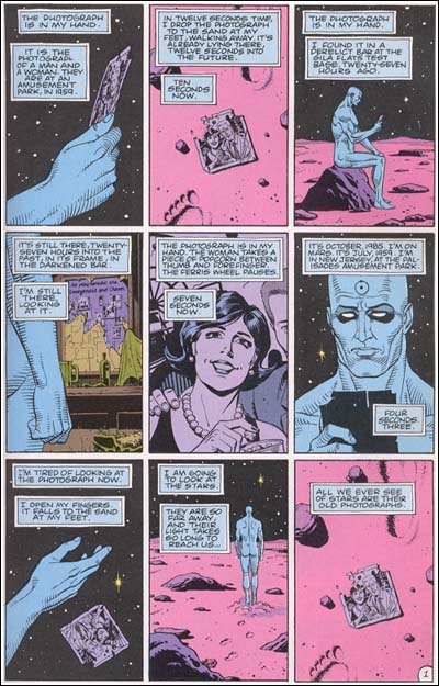 Dr. Manhattan makes time complicated.