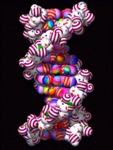 Real DNA is made of Peppermint and Chewing Gum.