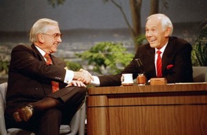 Ed McMahon and Johnny Carson