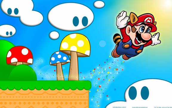 mario warps to sky world