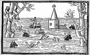 “And all flesh died that moved upon the earth, both of fowl, and of cattle, and of beast, and of every creeping thing that creepeth upon the earth, and every man.”  Doesn't this mean that fish are still evil?