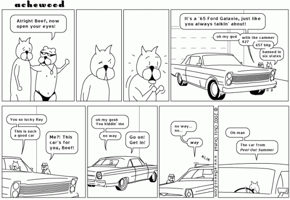 Onstad took this to another level by using alt text as either a commentary on or expansion of the subject of the strip.