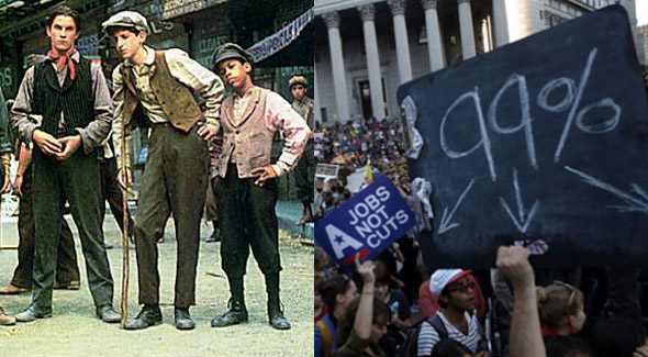 #OccupyBroadway: "Newsies" and Occupy Wall Street