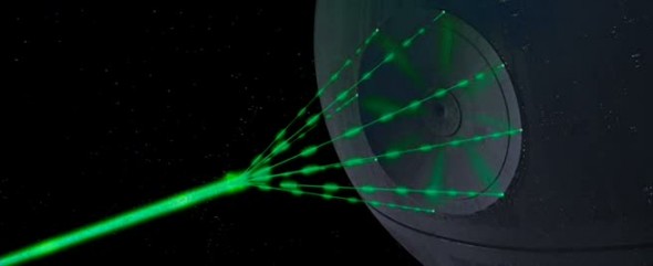 Death Star firing its superlaser | kesseljunkie.com