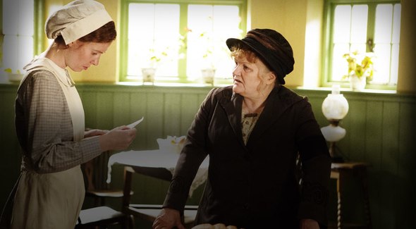 Ethyl and Mrs. Patmore on Downton Abbey