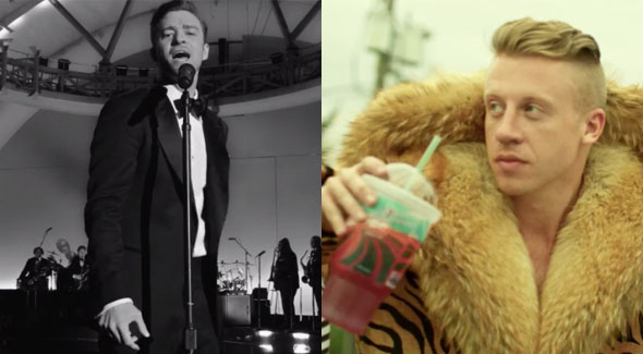 Musical Talmud:  "Suit and Tie" vs. "Thrift Shop"