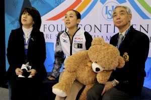 A Figure Skater Waits for Scores