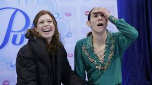 A Figure Skater Waits for Scores