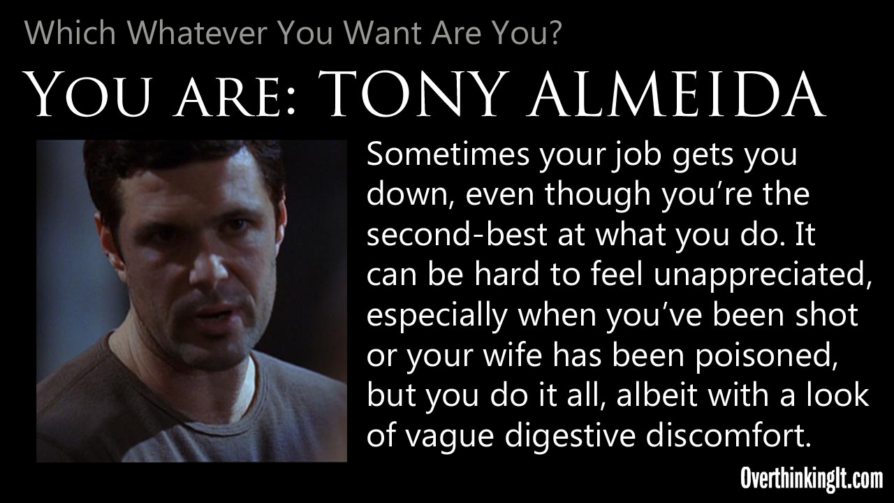 You Are Tony Almeida