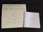 Perfect Pussy Say Yes To Love Lyrics Booklet Cover