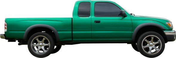 Green_pickup_truck