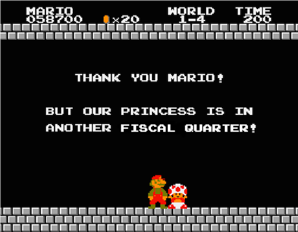 Mushroom Industrial Complex Super Mario Economics: Your Princess is in Another Fiscal Quarter