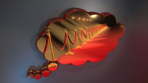 OTI "Otis" logo, thinking of a velvet rope.