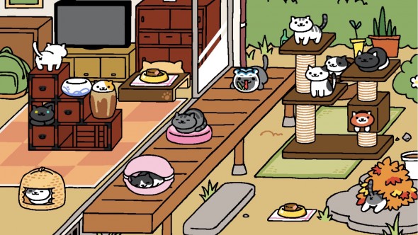 Neko Atsume cats