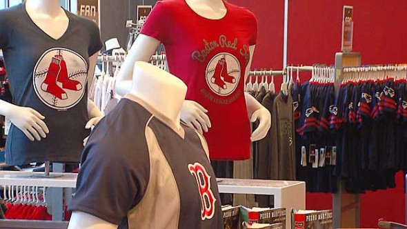 Red sox apparel at a Target