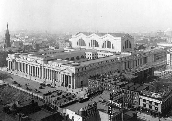 The old Penn Station.