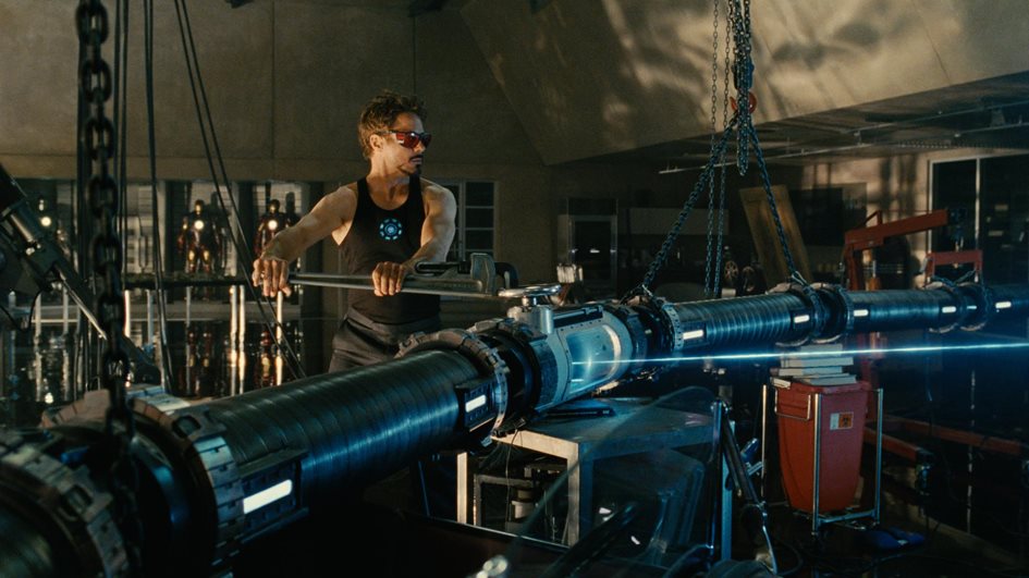 Tony Stark's particle accelerator, picture from Animal Logic
