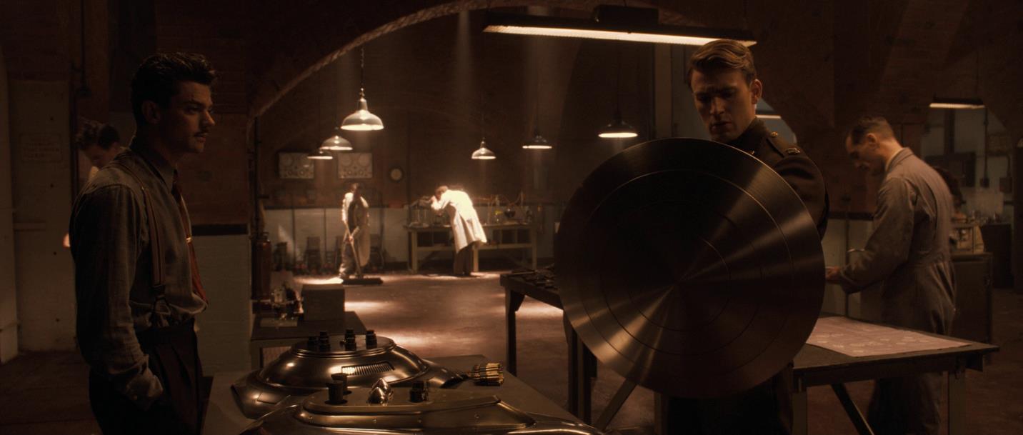 Steve Rogers first encounters his vibranium shield, picture from the Marvel Cinematic Universe Wiki