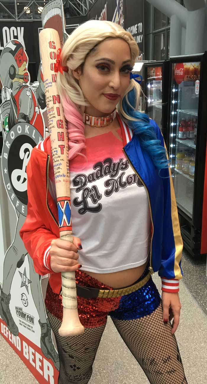 harley quinn cosplay at New York Comic Con 2016