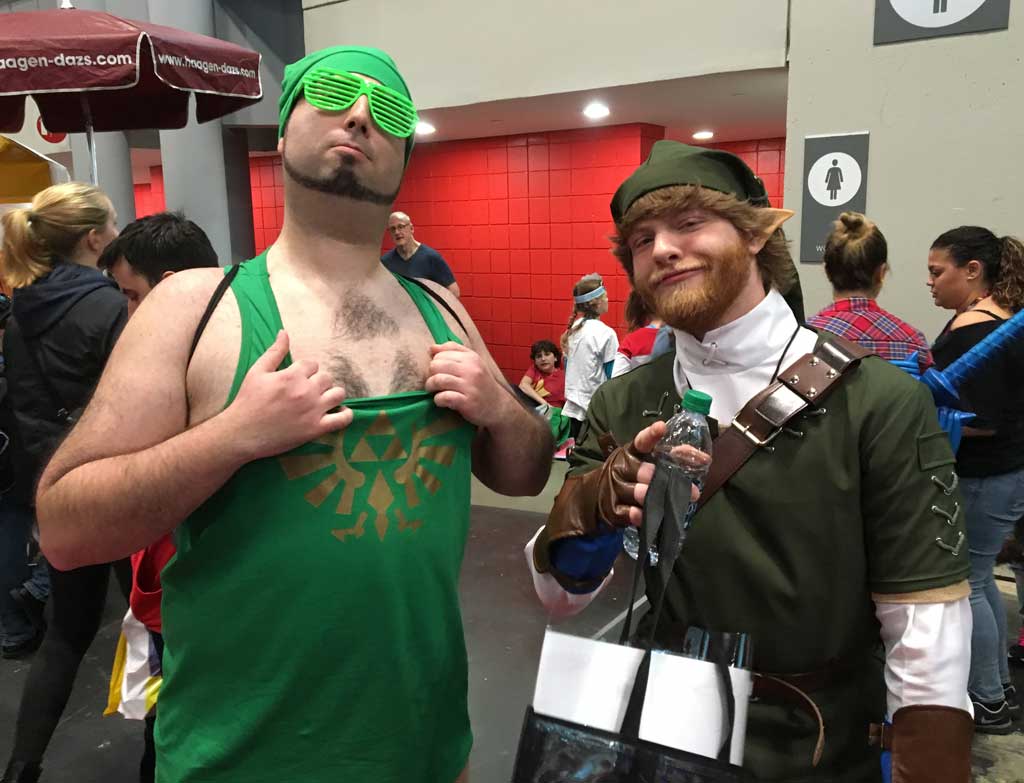 legend of zelda link cosplay at New York Comic Con 2016