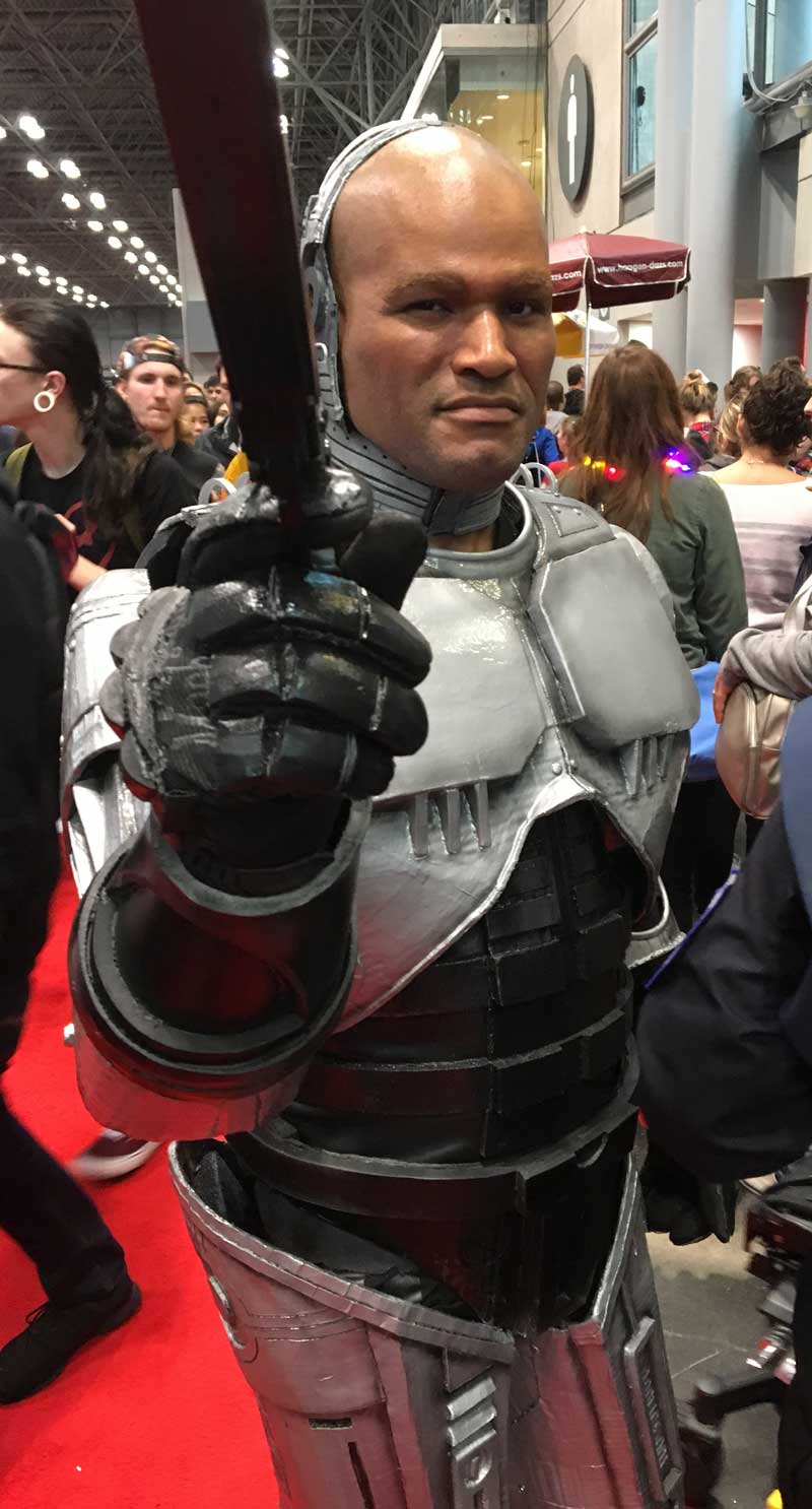 robocop cosplay at New York Comic Con 2016