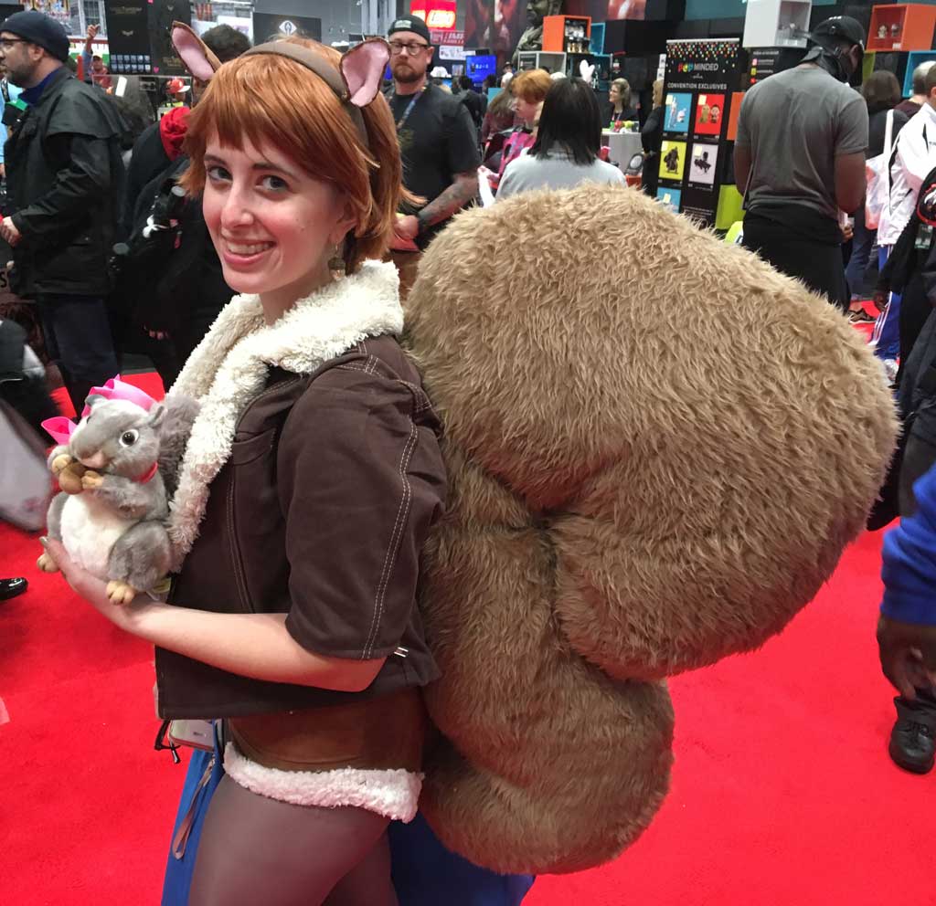 squirrel girl cosplay at New York Comic Con 2016