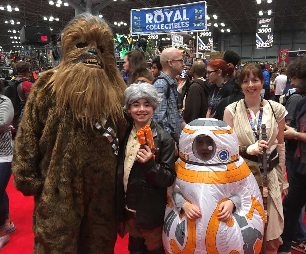 star wars the force awakens cosplay at New York Comic Con 2016