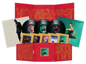 Kanye West, My Beautiful Dark Twisted Fantasy 3-LP box set on the Overthinking It Gift Guide