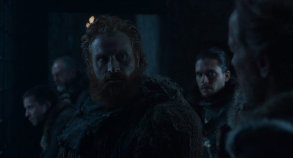 Tormund recognizes Jorah in Game of Thrones Season 7, Episode 5, "Eastwatch."