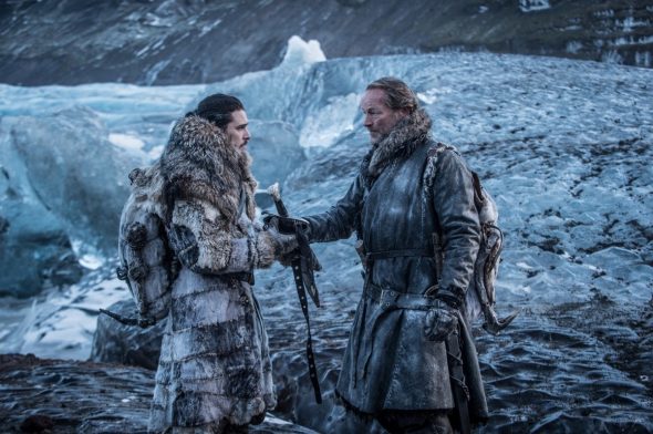 Jorah and Jon see eye to eye in Game of Thrones Season 7 Episode 6, "Beyond the Wall."