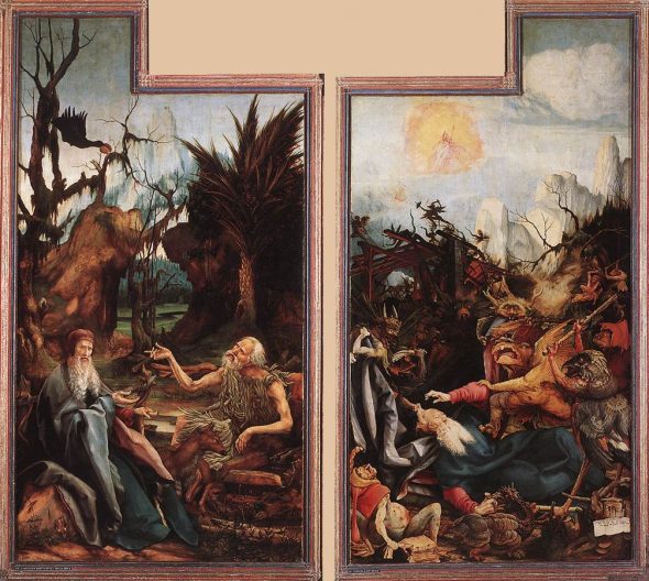 Matthias Grunewald: Isenheim Altarpiece (wing panels)
