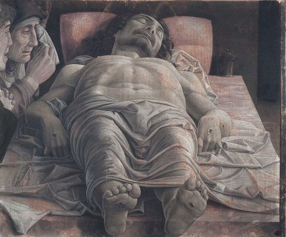 mantegna - lamentation over the dead christ