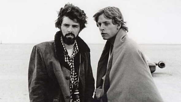 George Lucas and Mark Hamill